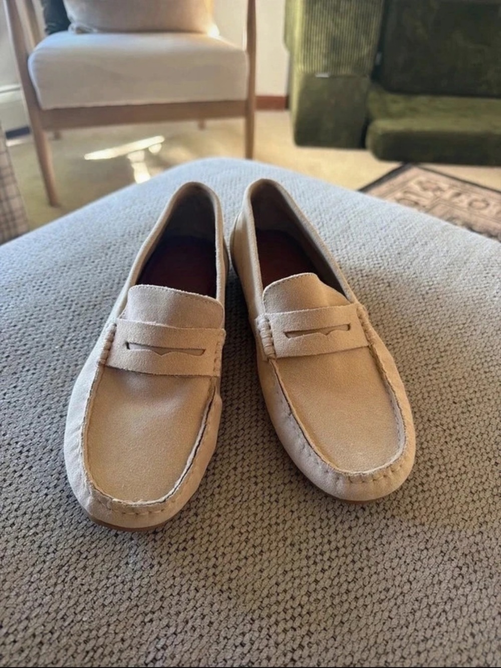 Zara Suede Loafers